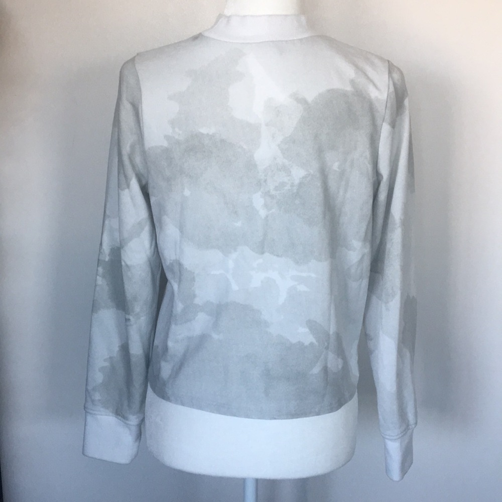 Alternative Cloud/Camo Pattern Cropped Sweatshirt - image 2